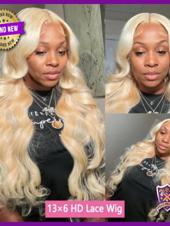 13x6 HD Lace Front Wig Human Hair Body Wave 200% Density Adjustable Cap main image 4